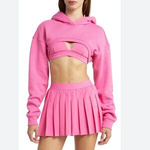 Alo Yoga Shrug It Off Crop Hoodie - XS